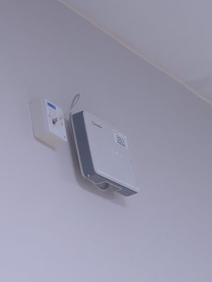 O2 Boostbox on a wall