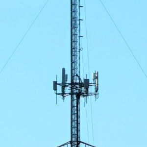 A close view of the T-Mobile macro on the "Foley West" cell site.