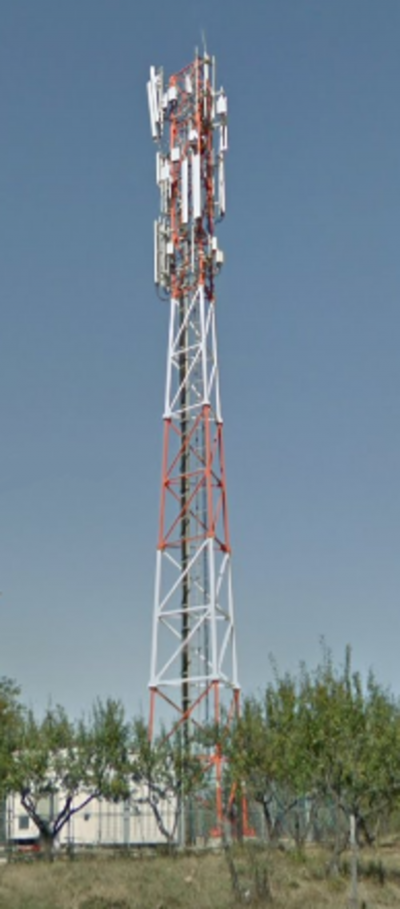 Pilon Vodafone, Mioveni, AG, Strada Egalității, 2012.png