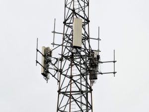 A closer view of the T-Mobile site that's in the exit area of I-10 and Pine Forest Road.